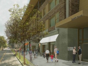 Rendered View from Court St